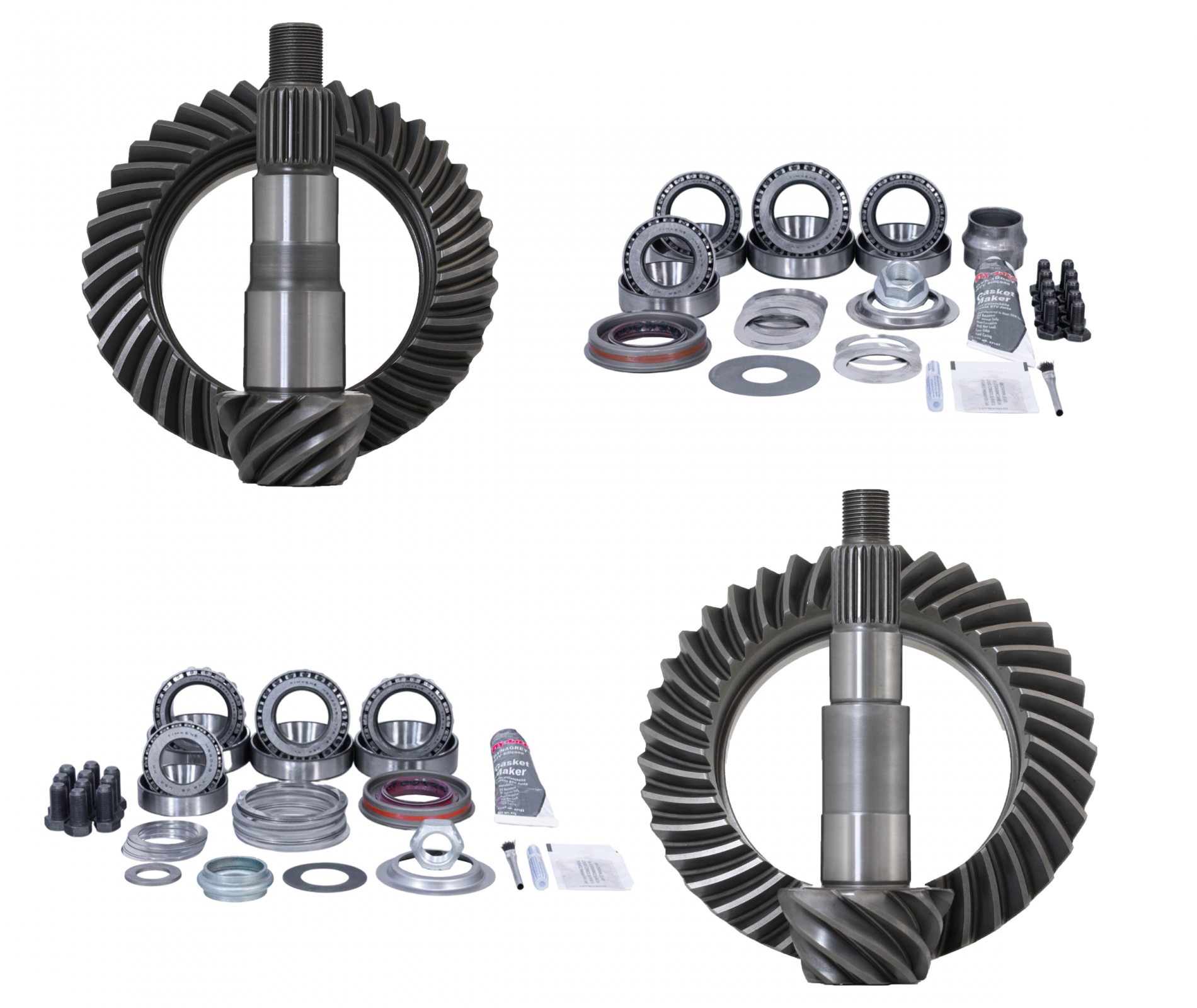 Jeep Wrangler JK Non-Rubicon 5.38 Ratio Koyo Bearing Gear Package Revolution Gear