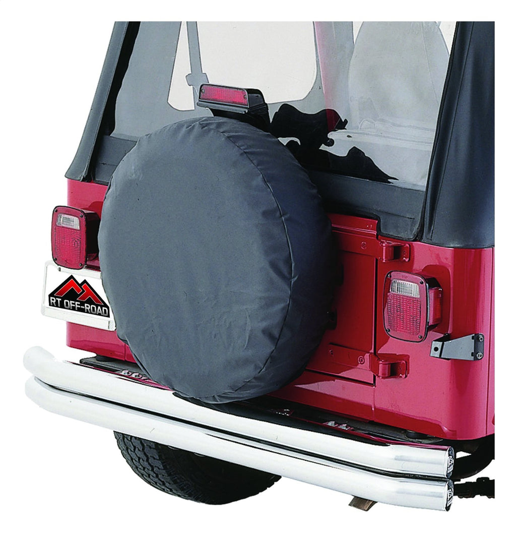 Spare Tire Cover Black Denim Fits 27 Inch-29 Inch Diameter Tire RT Off Road