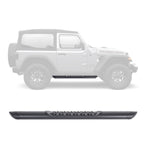 V3 Series Aluminum 5 Inch Elipse Side Steps Boards Only Textured Black For 2007-2018 Jeep Wrangler JK 2 Door Go Rhino