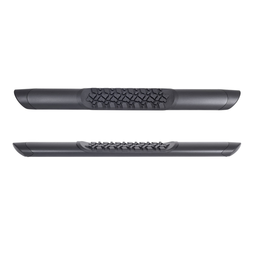 V3 Series Aluminum 5 Inch Elipse Side Steps Boards Only Textured Black For 2007-2018 Jeep Wrangler JK 2 Door Go Rhino