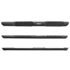 V3 Series Aluminum 5 Inch Elipse Side Steps with Mounting Brackets Textured Black 2021-2025 Ford Bronco 4 Door Go Rhino