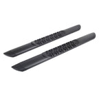V3 Series Aluminum 5 Inch Elipse Side Steps with Mounting Brackets Textured Black 2021-2025 Ford Bronco 2 door Go Rhino