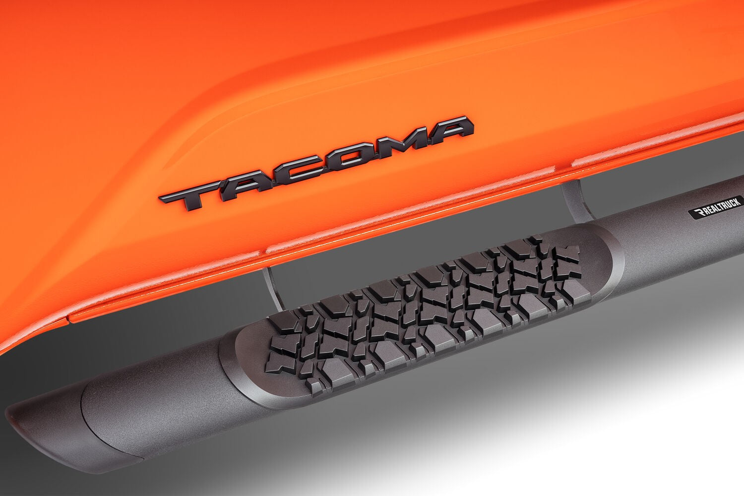 V Series V3 Aluminum Side Steps W/Brackets Textured Black 2024-2026 Toyota Tacoma Go Rhino