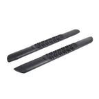V3 Series Aluminum 5 Inch Elipse Side Steps with Mounting Brackets Textured Black For 2007-2018 Jeep Wrangler JK 2 door Go Rhino