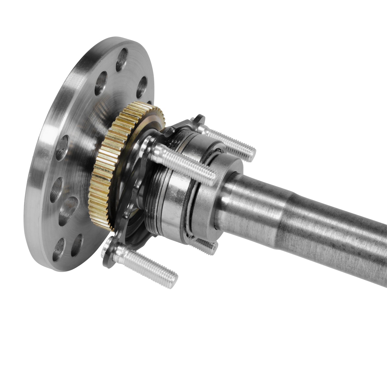 Chromoly Rear Axle Kit Dana 44 Jeep JK Rubicon Right Hand 32 Spline 32.6 D44 JK Rubicon 32  Spline 4340 Rear Axle Kit 32.6 Inch Right Hand 5x5.0 Inch Yukon Gear