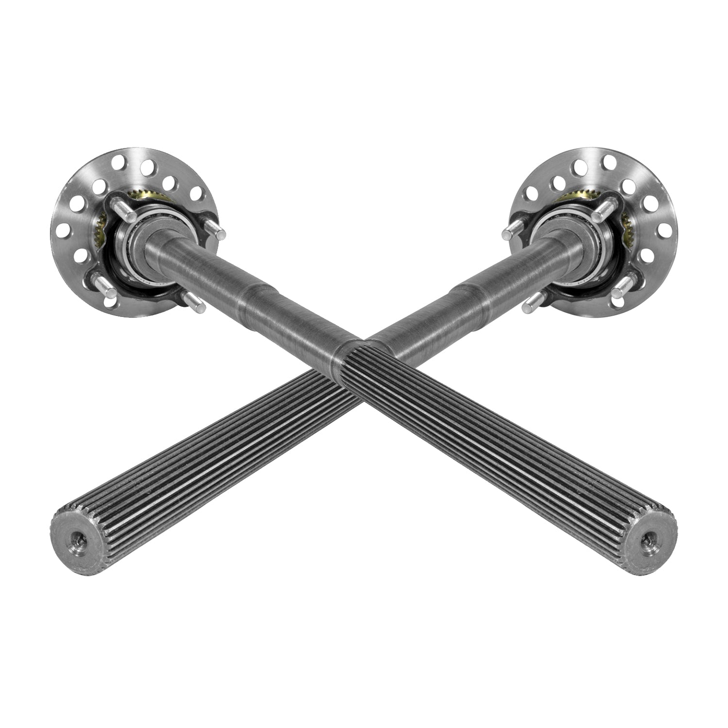 Stage 4 Jeep JK Re-Gear Kit W/Covers Fr/Rr Axles Dana 30/44 4.56 Ratio JK Non-Rubicon D30/D44 Stage 4 Gear Kit Package 4.56 Ratio F&R Covers & 4340 F&R Axle Kits Yukon Gear
