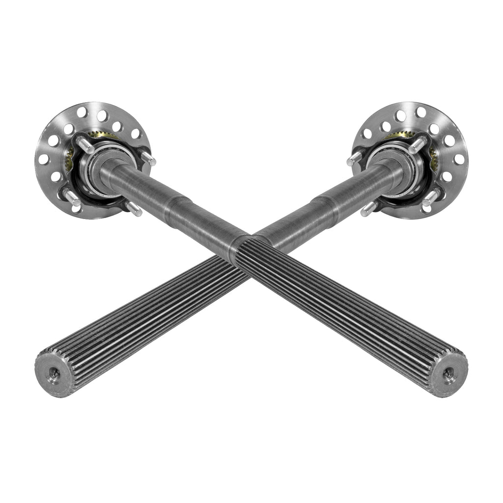 Stage 4 Jeep JK Re-Gear Kit W/Covers Fr/Rr Axles Dana 30/44 5.13 Ratio JK Non-Rubicon D30/D44 Stage 4 Gear Kit Package 5.13 Ratio F&R Covers & 4340 F&R Axle Kits Yukon Gear