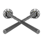 Stage 4 Jeep JK Re-Gear Kit W/Covers & Fr/Rr Axles Dana 30/44 4.11 Ratio JK Non-Rubicon D30/D44 Stage 4 Gear Kit Package 4.11 Ratio F&R Covers & 4340 F&R Axle Kits Yukon Gear