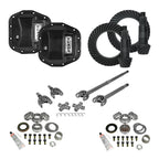 Stage 3 Jeep Jl/Jt Re-Gear Kit W/Covers Front Axles Dana 44 4.56 Ratio JL & Jt Rubicon M220 Rear/ M210 Front Stage 3 Gear Kit Package 4.56 F&R Cover & 4340 Front Axles Yukon Gear