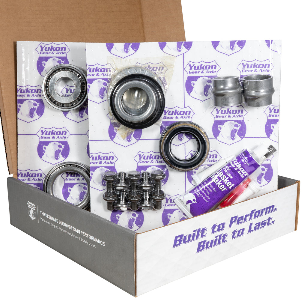 Ring & Pinion Gear Kit Package Front & Rear With Install Kits - Toyota 8.4/8 Inch IFS Toyota 05-15 Tacoma (8.4/8 Inch ifs) 4.56 Ratio Gear Package (Fits 3.73 & Down Front Case) Yukon Gear