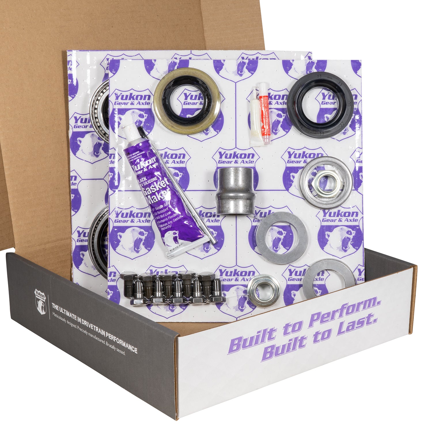 Ring & Pinion Gear Kit Package Front & Rear With Install Kits - Toyota 8 Inch /8 Inch IFS Toyota 05-15 Tacoma 07-09 Fj W/ Locker (8 Inch /8 Inch ) 4.56 Ratio Gear Package (Fits 3.91& Up Front Case) Yukon Gear