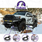 Ring & Pinion Gear Kit Package Front & Rear With Install Kits - Toyota 8 Inch /8 Inch IFS Toyota 05-15 Tacoma 07-09 Fj W/ Locker (8 Inch /8 Inch ) 4.88 Ratio Gear Package (Fits 3.73&Down Front Case) Yukon Gear