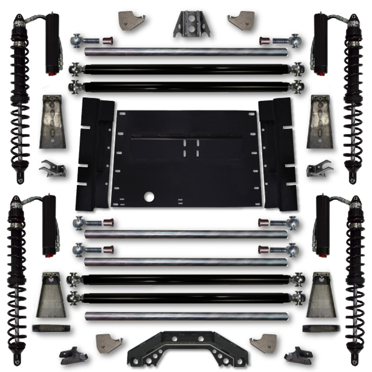 Trail Runner System For 87-95 Wrangler YJ Stage 2 Coilovers W FCD Rock Krawler