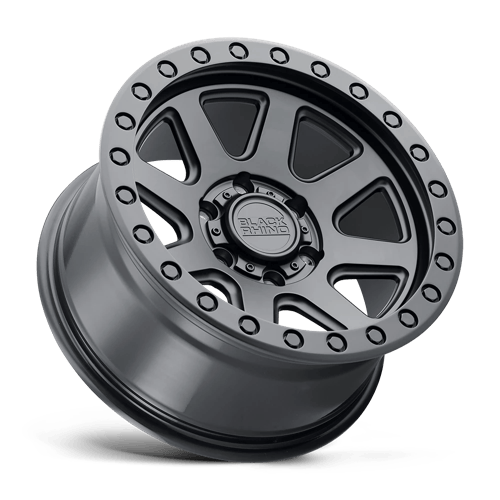 BRBKR 17X8.5 6X5.5 M-BLK -18MM