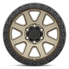 BRBKR 17X8.5 5X5.0 M-BRNZ-BLK-LP -18MM