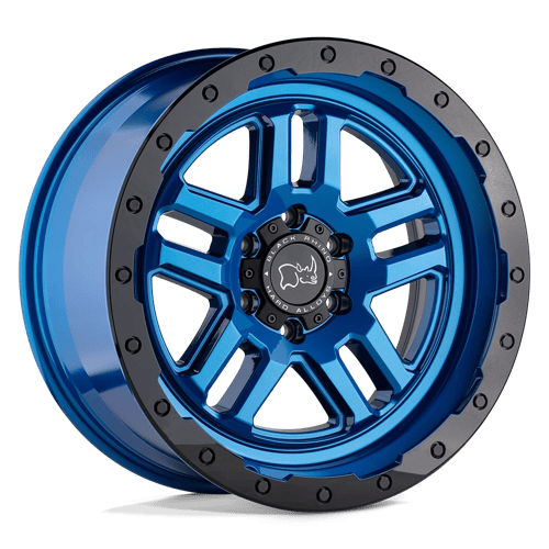 BRBTW 17X9.5 5X5.0 DRBR-BLU-BLKLP -18MM