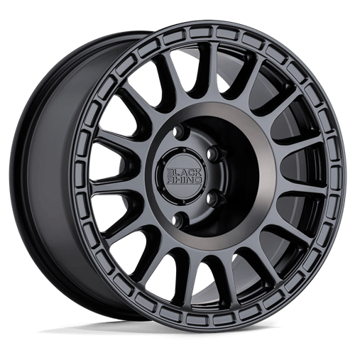 BRSND 17X8 5X4.5 SGL-BLK-MCH-DDT-RG 35MM