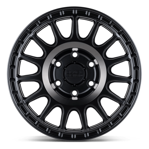 BRSND 17X8 5X4.5 SGL-BLK-MCH-DDT-RG 35MM