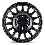 BRSND 17X8 5X4.5 SGL-BLK-MCH-DDT-RG 35MM