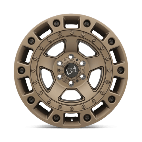 BRCNC 17X9.5 6X5.5 BRNZ-BLKBLTS -18MM