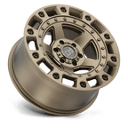 BRCNC 17X9.5 6X5.5 BRNZ-BLKBLTS -18MM