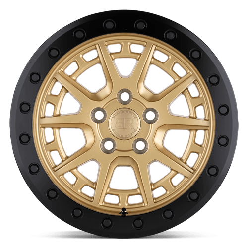 BRGRV 15X7 5X100 GOLD-BLK-RG 15MM