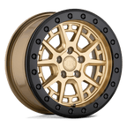 BRGRV 15X7 5X100 GOLD-BLK-RG 15MM