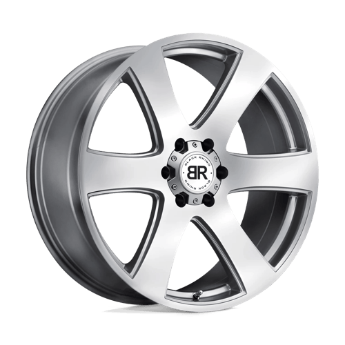 BRHAK 22X9.5 6X5.5 SLVR-MCH 25MM