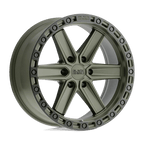 BRHDS 18X9 6X5.5 OD-GRN-BLK-LP 12MM