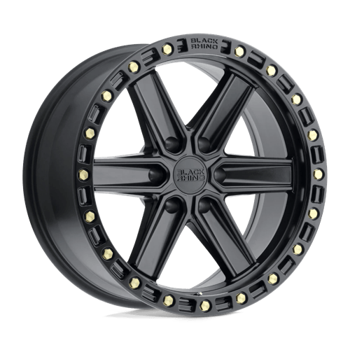 BRHDS 18X9 6X5.5 B-BLK-BRASSBLT -12MM
