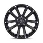 BRHLD 17X9.5 6X5.5 M-BLK-MILL -12MM