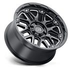 BRHSR 17X9.5 8X6.5 G-BLK-MILL -18MM