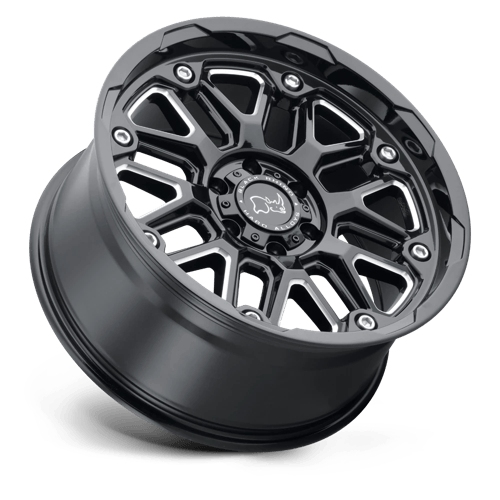 BRHSR 17X9.5 8X6.5 G-BLK-MILL -18MM