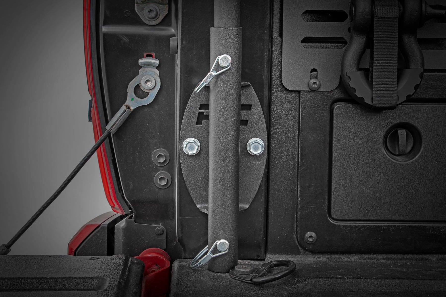 Flag Pole Holder | Bed Rail | w/ Flag