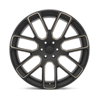 BRKUN 20X9 6X5.5 M-BLK-DDT-MILL 15MM