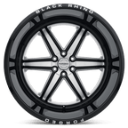 BRMDR 22X14 6X5.5 G-BLK-MILL -76MM