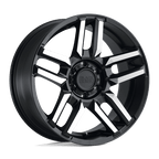 BRMSA 17X8.5 5X5.0 M-BLK-MCH 0MM