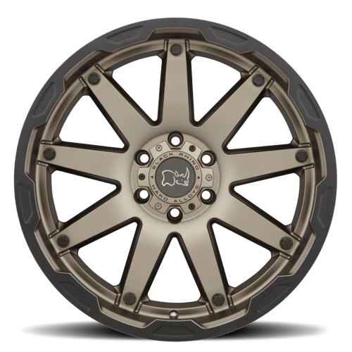 BROCN 17X9.5 6X5.5 M-BRNZ-BLK-LP 12MM