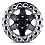 BRODA 17X9.5 6X5.5 M-BLK-MCH-DDTLPRG -18MM
