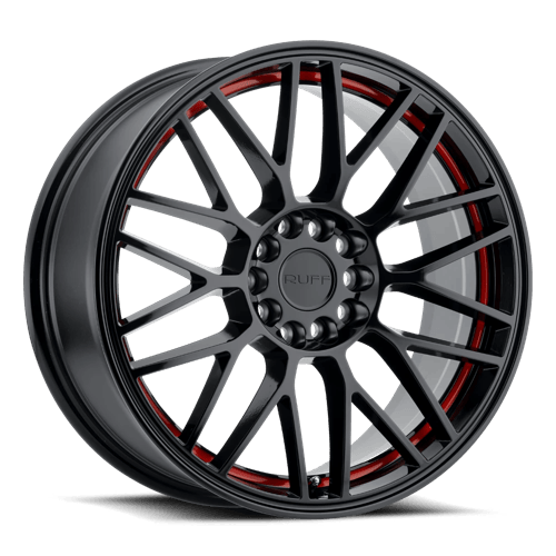 RUVDR 17X7.5 5X4.25/4.5 G-BLK RED-LP 38MM