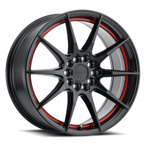 RUSPD 17X7.5 5X4.25/4.5 G-BK RED 38MM