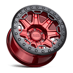 BRRFT 17X8.5 8X6.5 C-RED-BLKRG -38MM