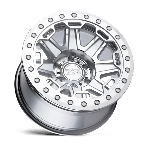 BRRFT 17X8.5 8X170 SLVR-MIR-SS-BLT -38MM
