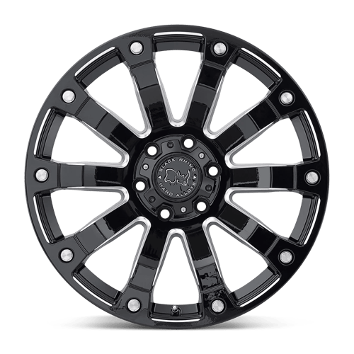 BRSLK 17X9 6X5.5 G-BLK-MILL -12MM