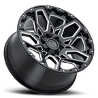 BRSHR 17X9.5 5X5.5 G-BLK-MILL 0MM