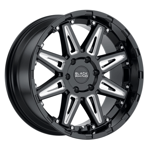 BRRSH 17X9.5 5X5.0 G-BLK-MILL -18MM